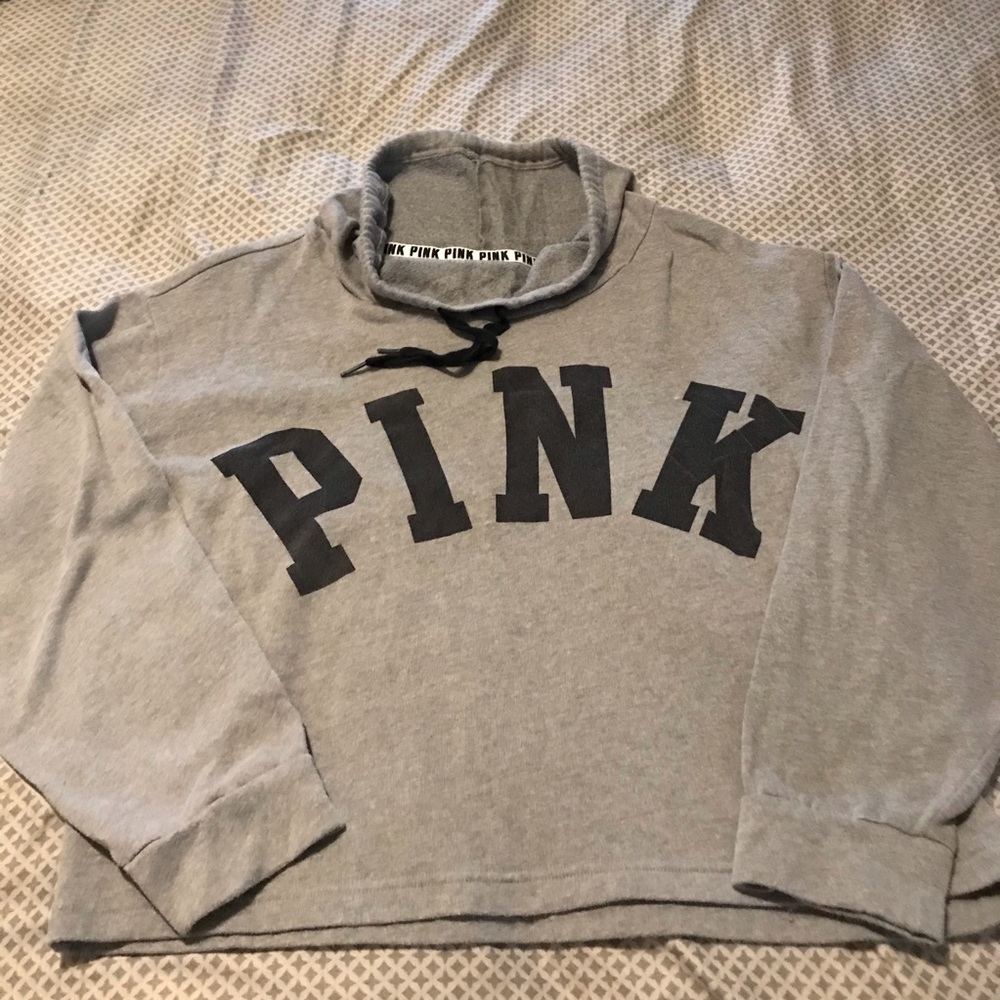 Pink cropped sweater